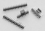 353 series - Pin -Header- Strips- Single row for Surfase Mount Technic and High-Temperature Body 2.54mm pitch , Vertical Type - Weitronic Enterprise Co., Ltd.